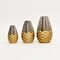 Vase | Decorative Golden Beehive Design Set of 3 Vases | Elegant Home Décor for Living Room, Office & Gifts